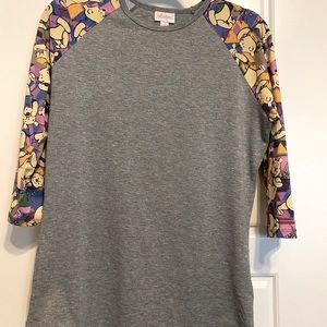 👩‍🏫 gift! SALE! Lularoe Winnie the Pooh baseball tee size small